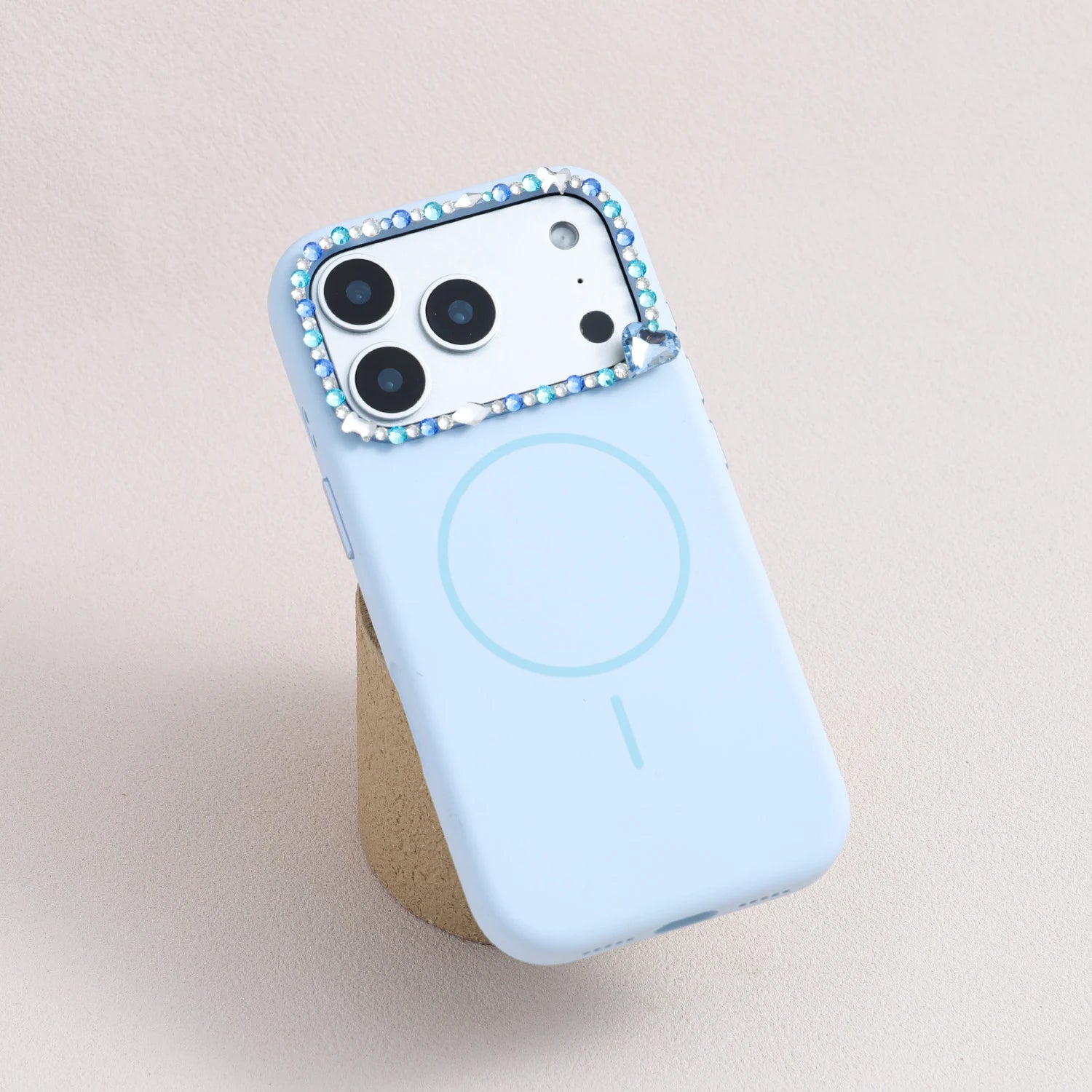 Aetheria Caelum Crystal Halo iPhone Case – Baby Blue Protective Case – Interstella Studio Aetheria Caelum Crystal Halo iPhone Case – Baby Blue Protective Case – Interstella Studio