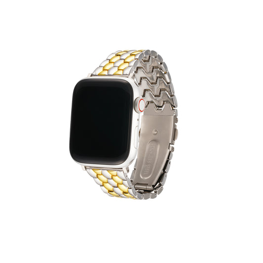 Sophisticated Gold Mesh Apple Watch Band