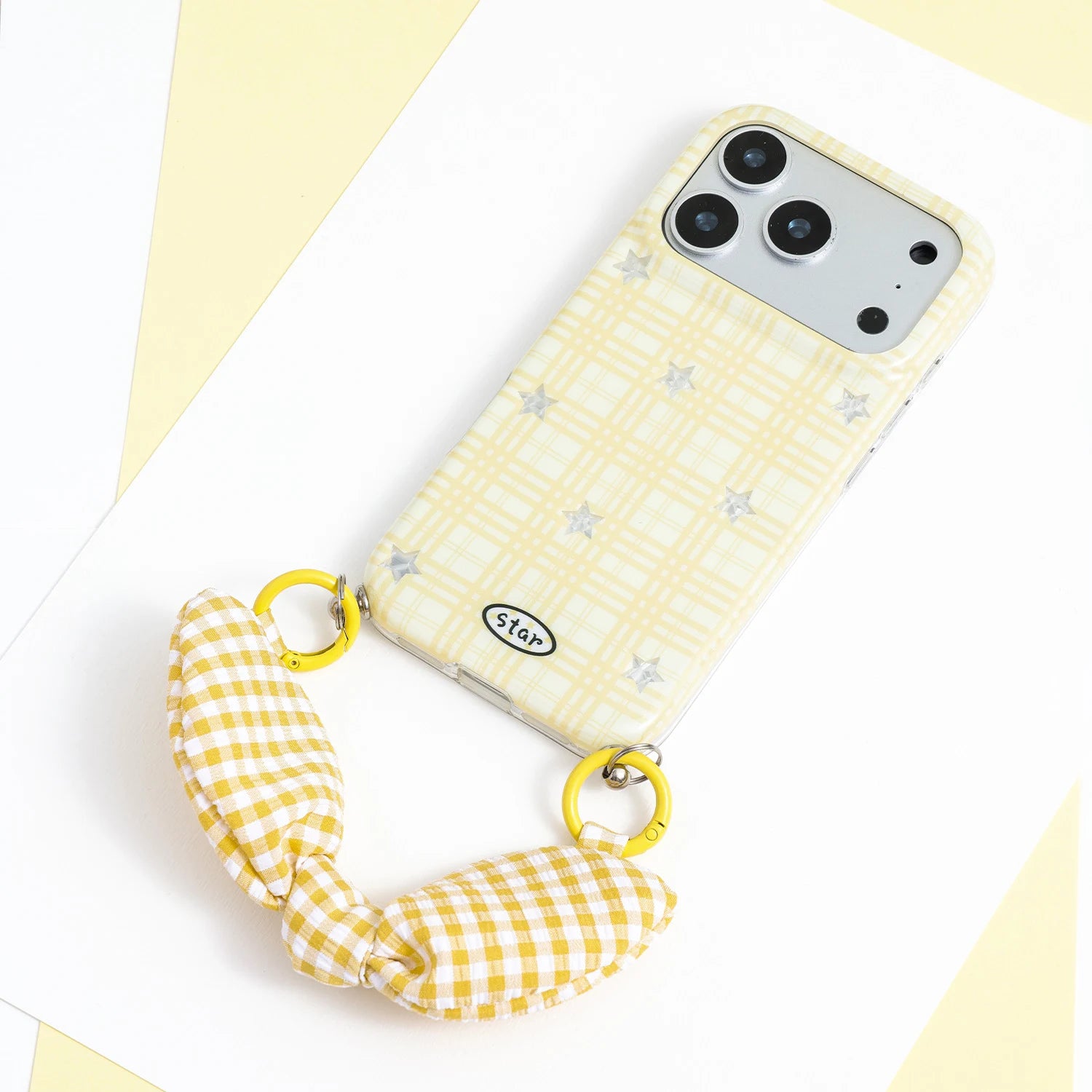 Matin de Chloris - Funda para teléfono MagSafe con ranura para tarjetas y rayas celadón