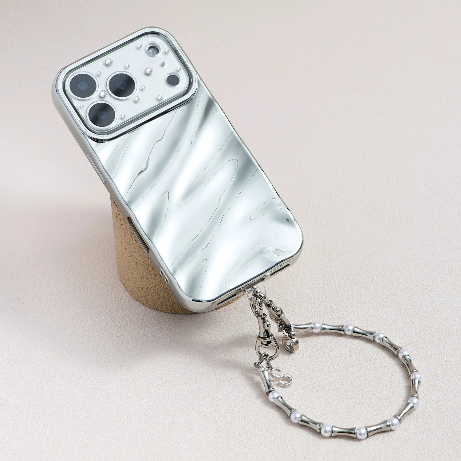 Lignum Aeterna - Pearl Bamboo iPhone Case & Strap