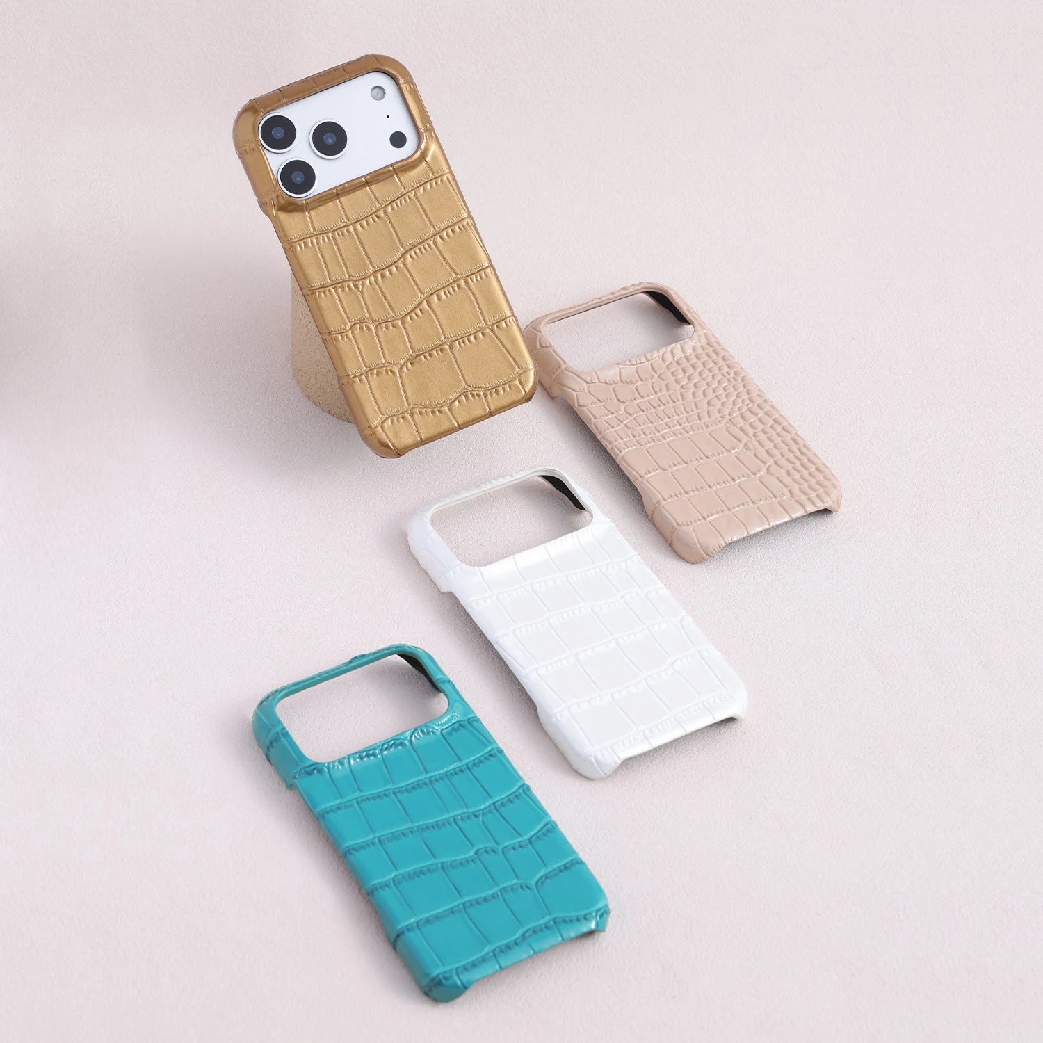 Niloticus Imperium - Crocodile Embossed Leather Phone Case