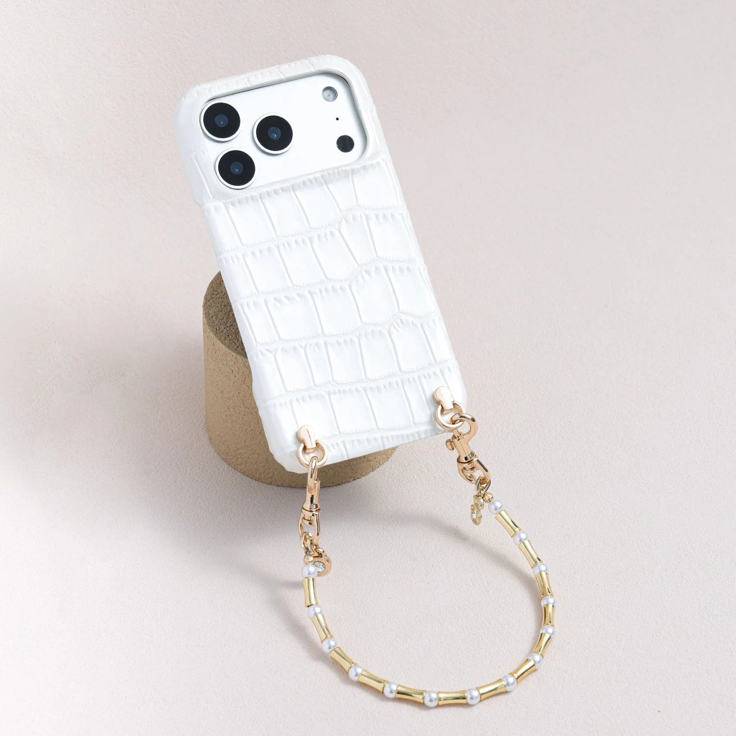 Lignum Aeterna - Pearl Bamboo iPhone Case & Strap