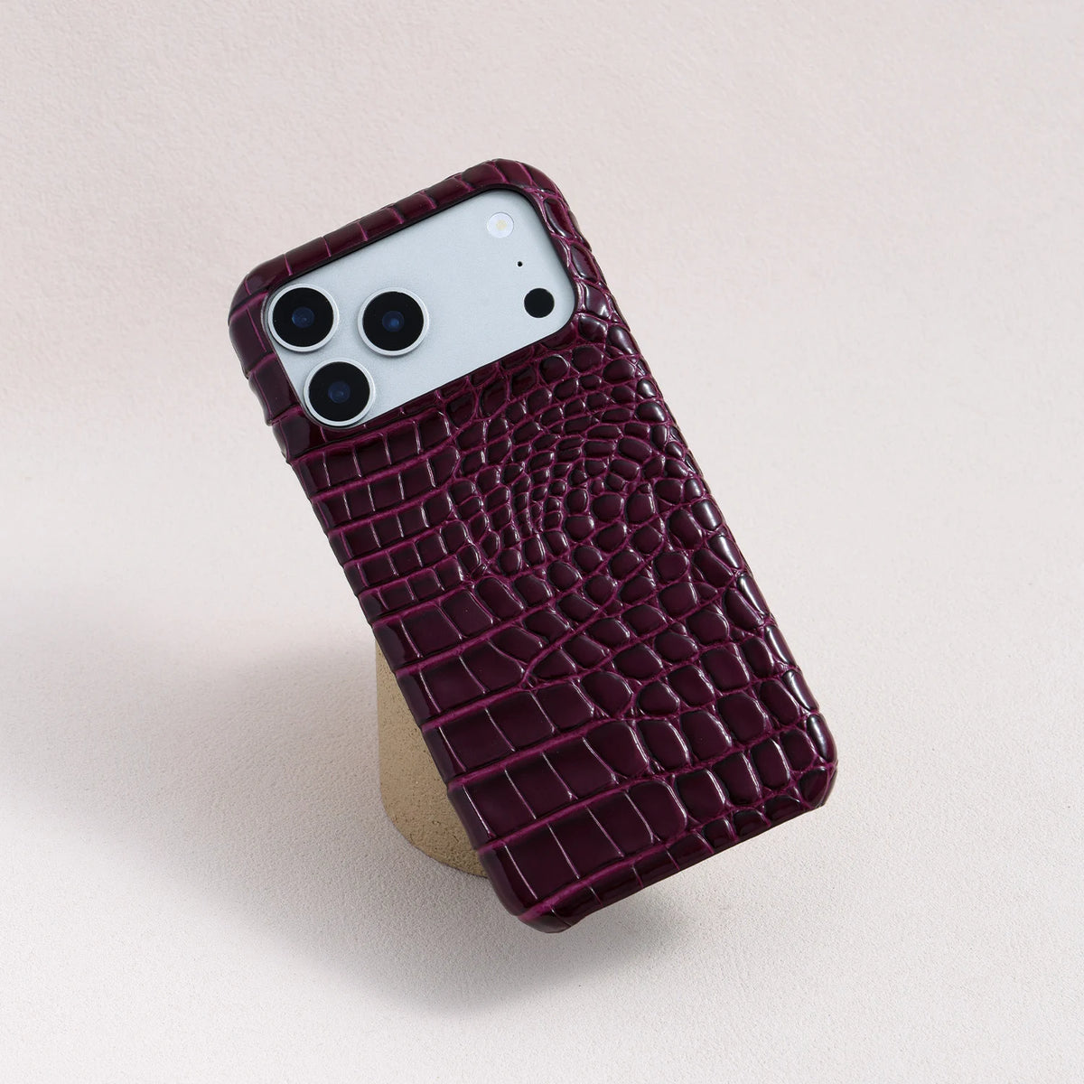 Niloticus Imperium - Crocodile Embossed Leather Phone Case