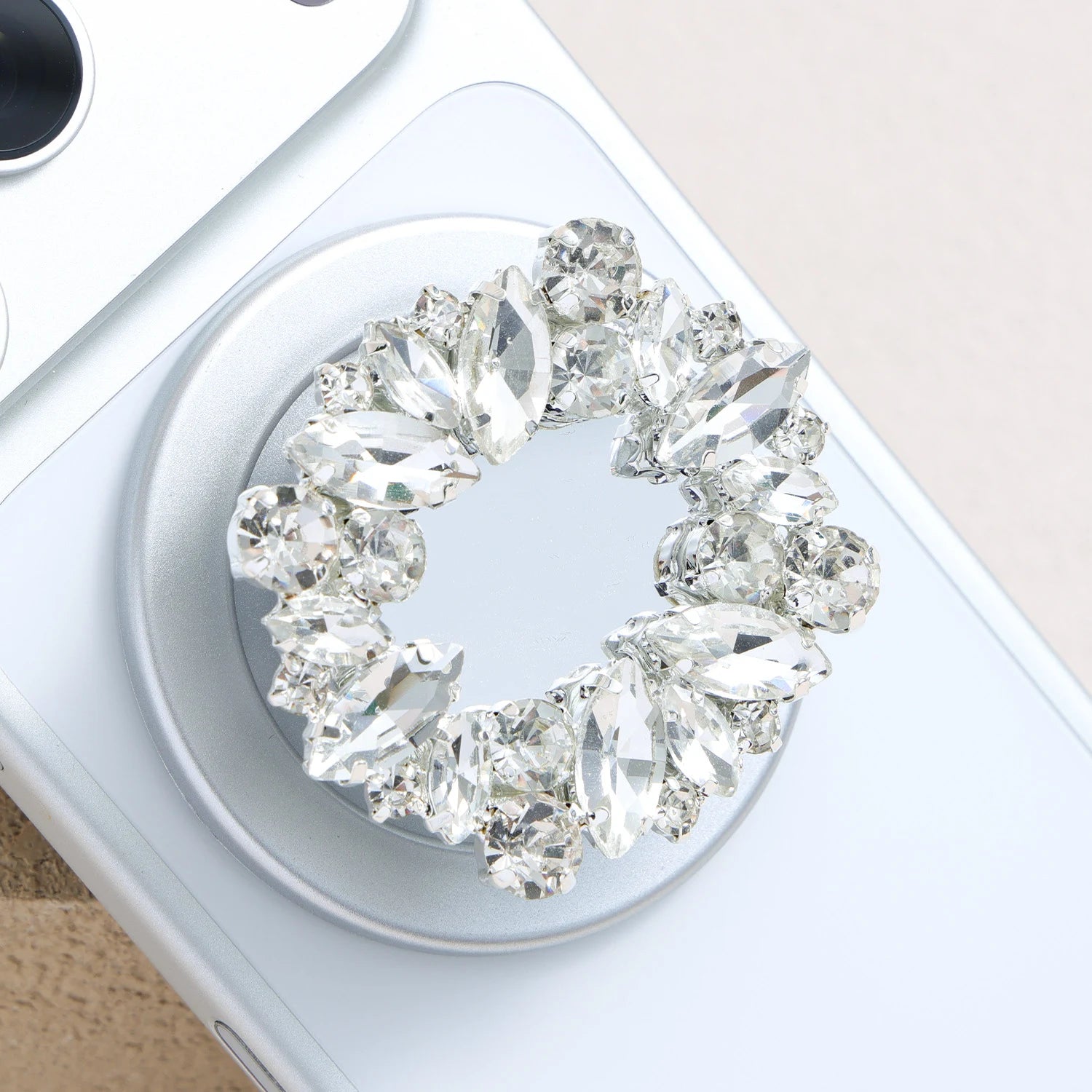 Corona Alba - Crystal Halo Phone Stand