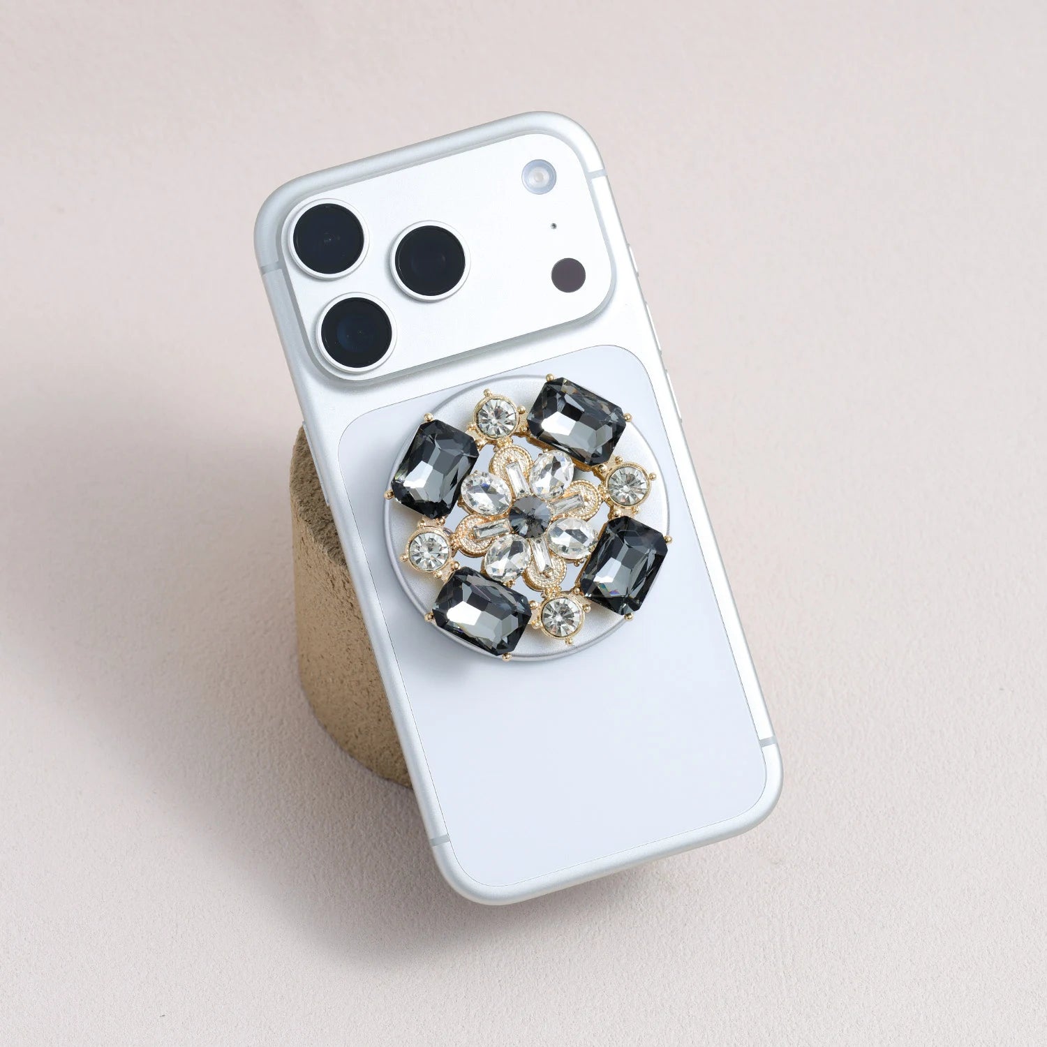 Noctis Croix - Crystal Cross Motif Phone Stand