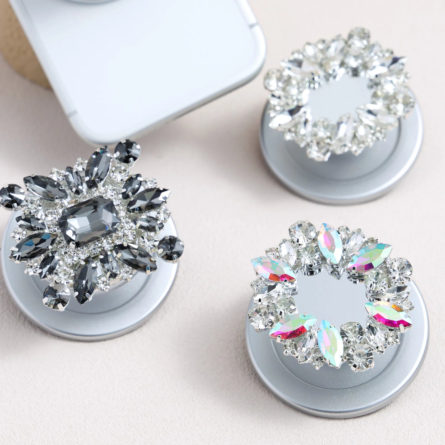 Corona Alba - Crystal Halo Phone Stand
