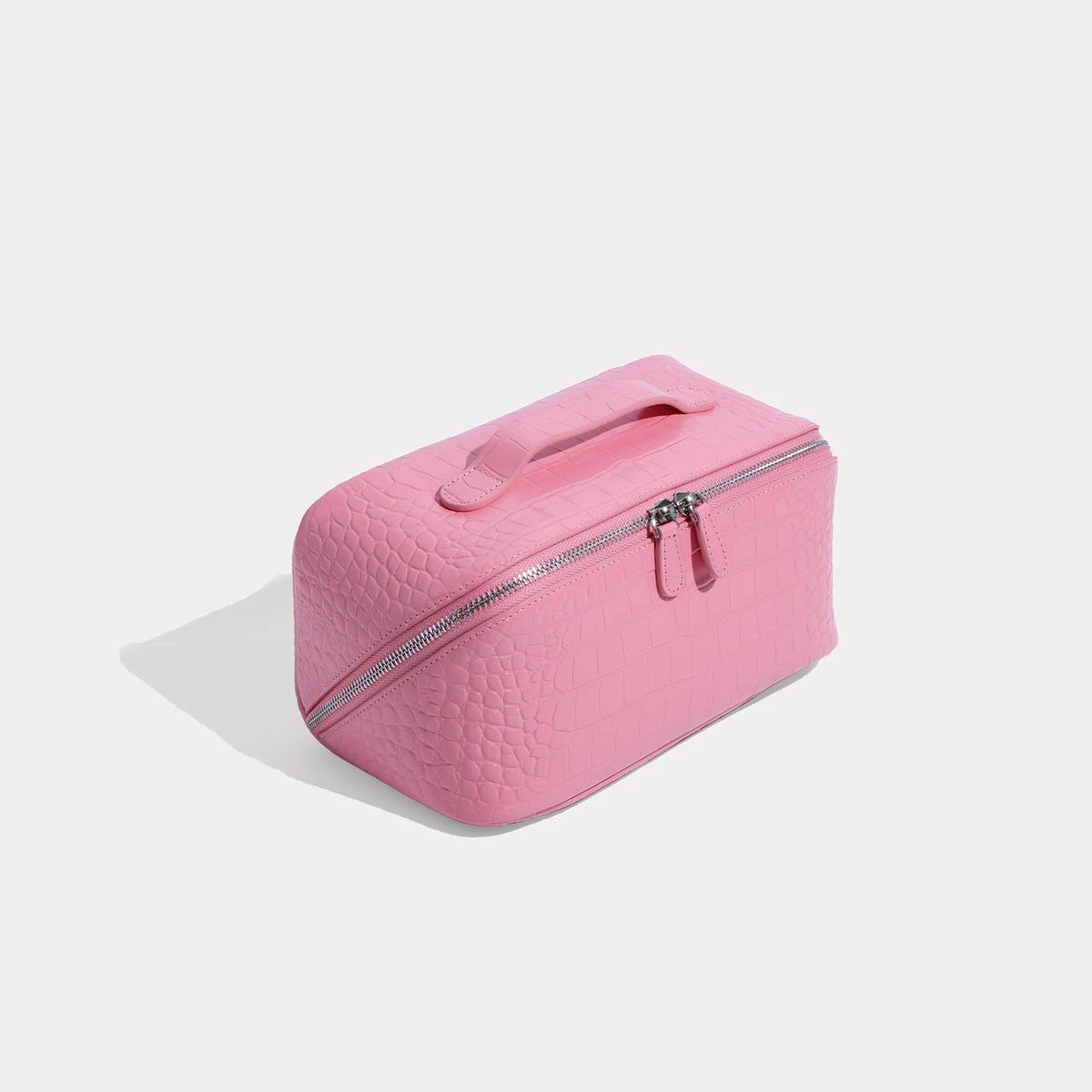 Aurelia Valise – Croc-Embossed Leather Vanity Bag