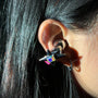Interstella Crystal Aura open-ear Bluetooth ear jewelry designed for all-day comfort and effortless everyday wear