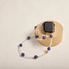 Lapis Lazuli & Clear Quartz Double-Strand Band