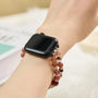 Handmade Red Rutilated Quartz Double-Strand Apple Watch Band – Interstella