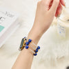 Lapis Lazuli & Clear Quartz Double-Strand Band