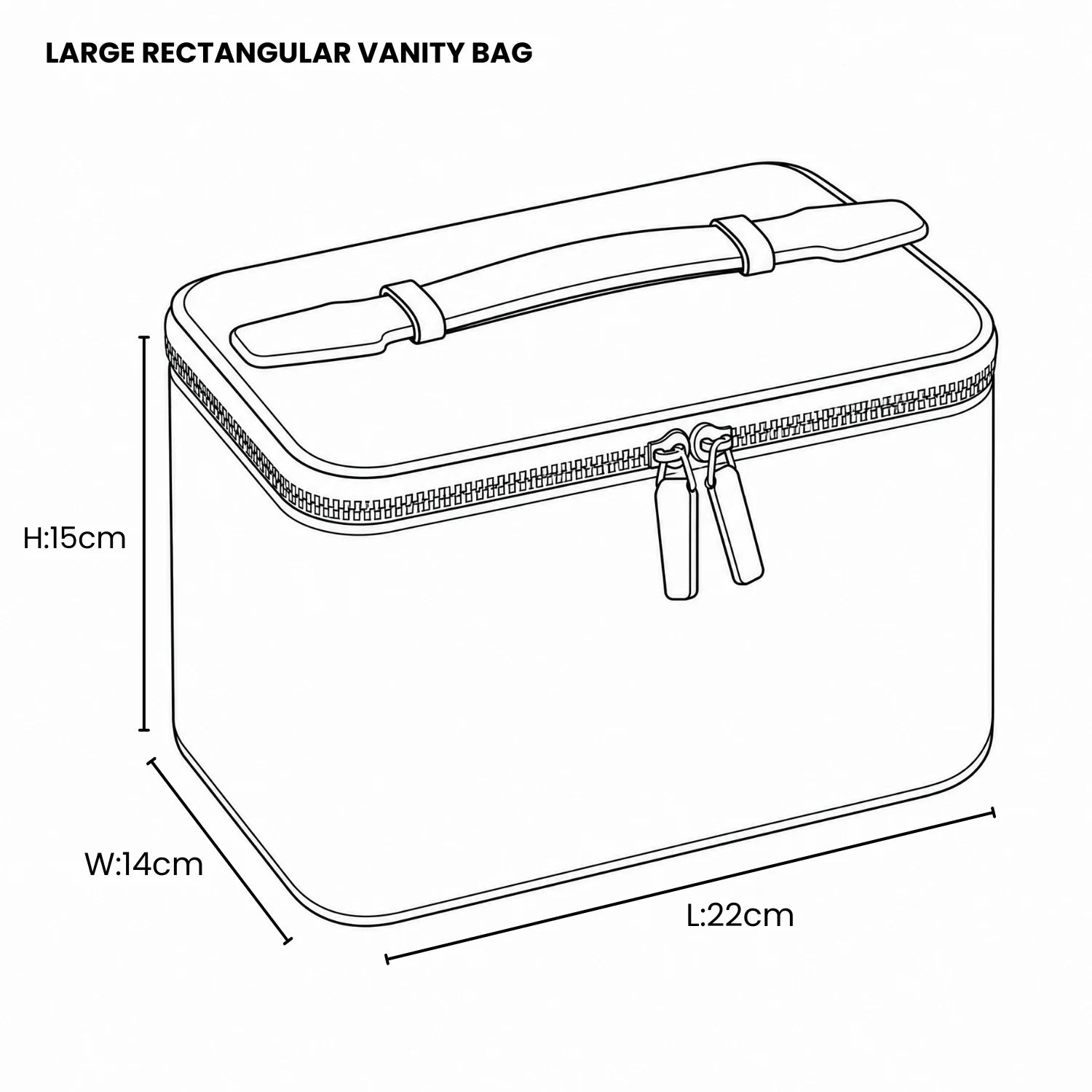 Aurelia Specchiere – Croc-Embossed Vanity Bag