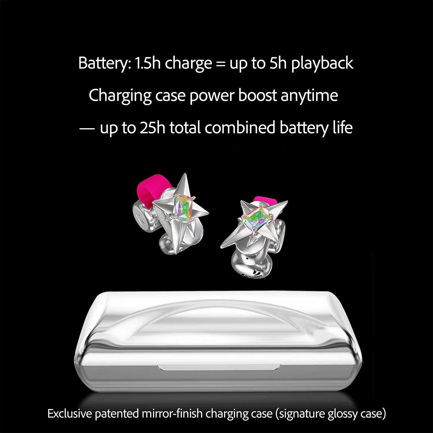 أوديت - سوار ساعة أبل مزدوج الخيوط مصنوع يدويًا من حجر الأمازونيت ولؤلؤ سواروفسكي