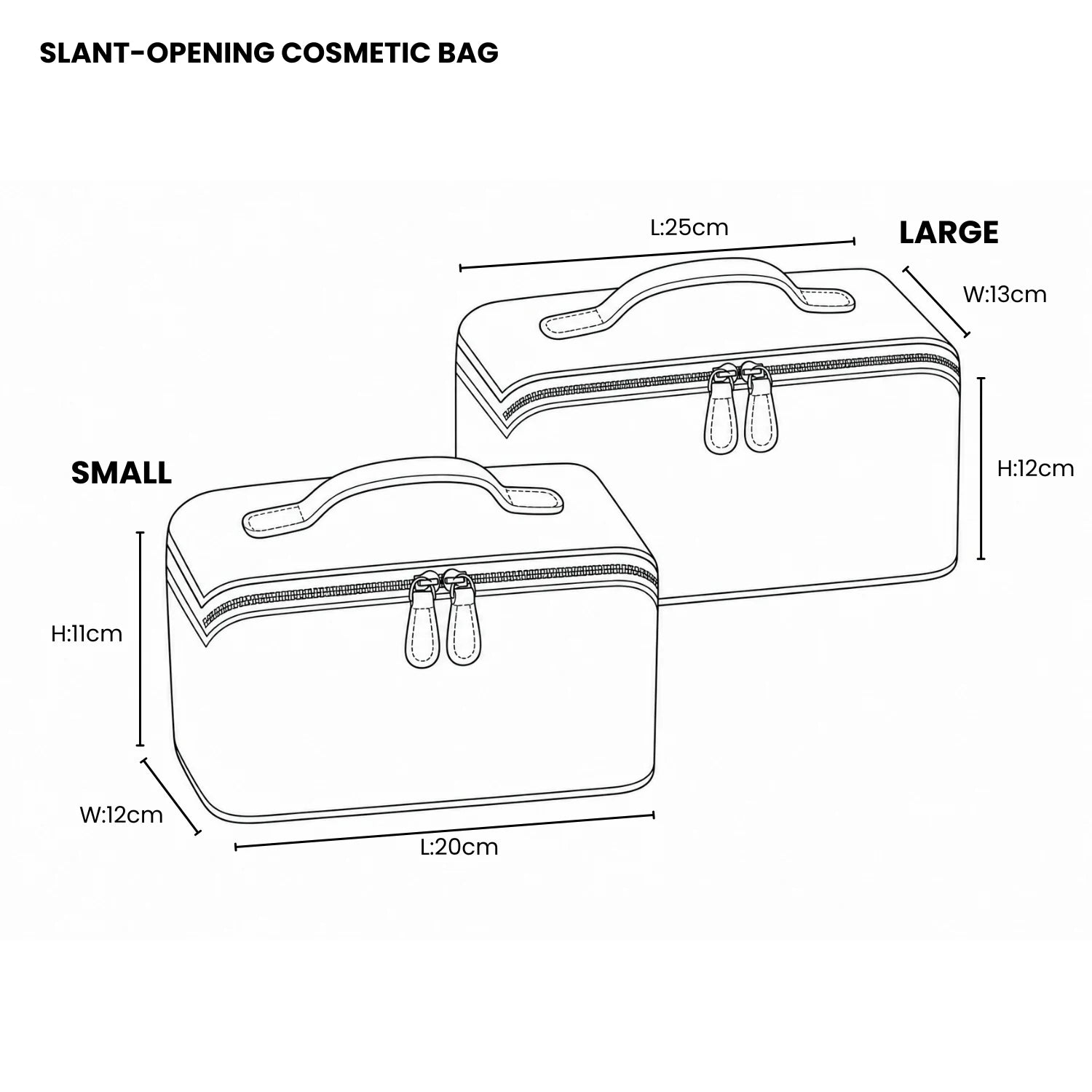 Aurelia Valise – Croc-Embossed Leather Vanity Bag