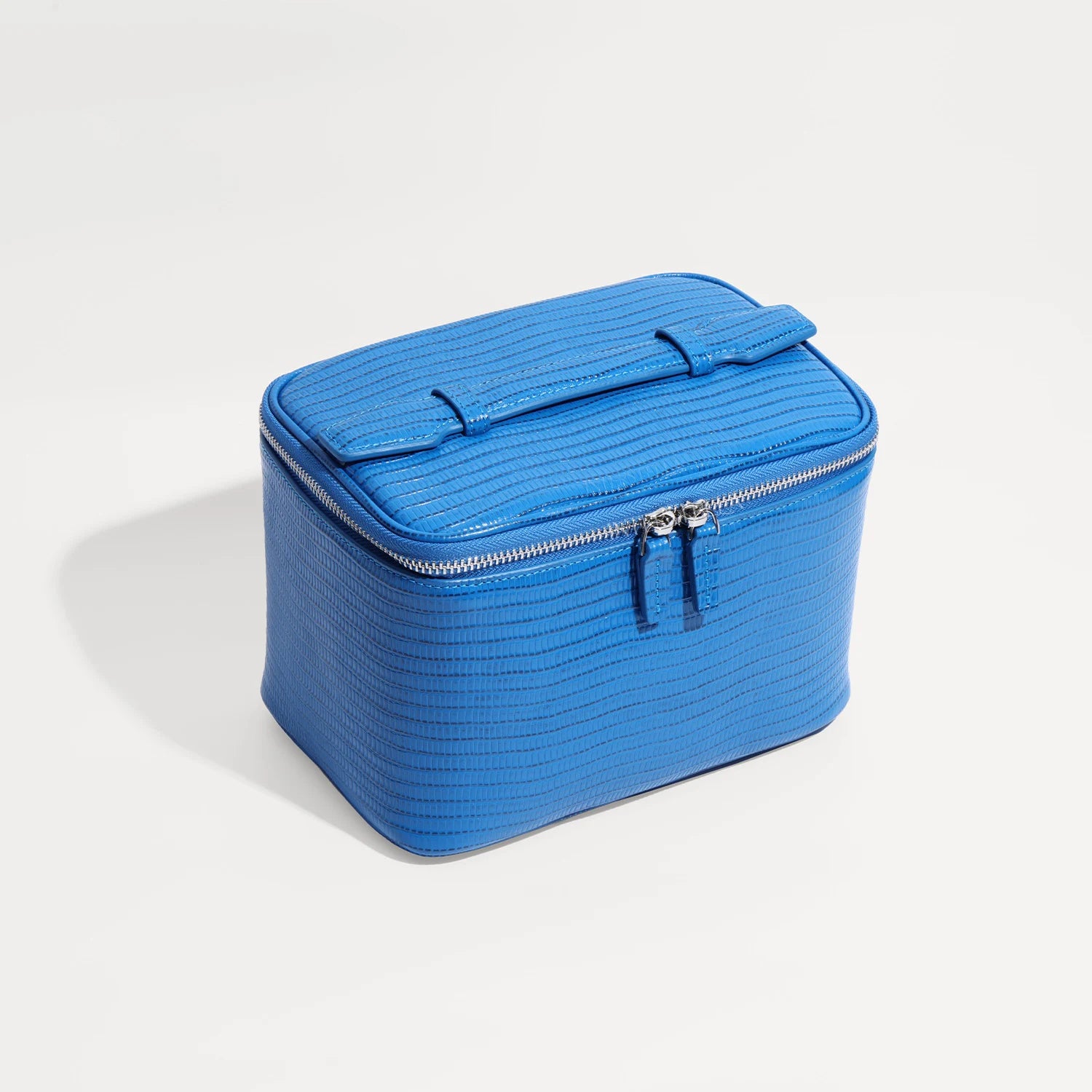 Aurelia Porticus – Lizard-Embossed Top-Grain Cowhide Vanity Bag