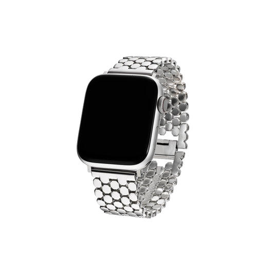 Elegant Gold & Crystal Apple Watch Band