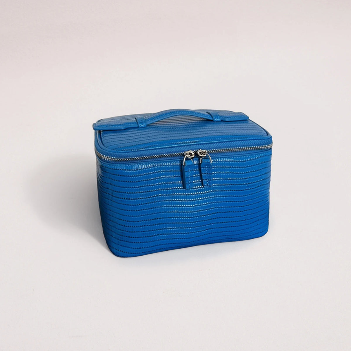 Aurelia Porticus – Lizard-Embossed Top-Grain Cowhide Vanity Bag