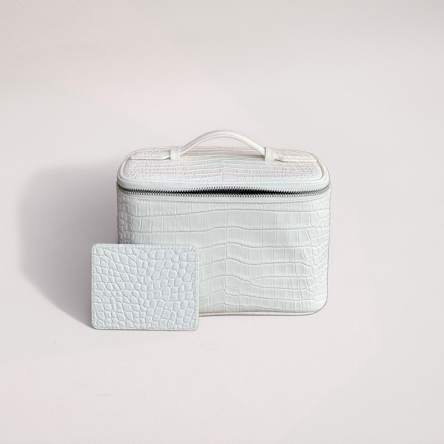 Aurelia Specchiere – Croc-Embossed Vanity Bag
