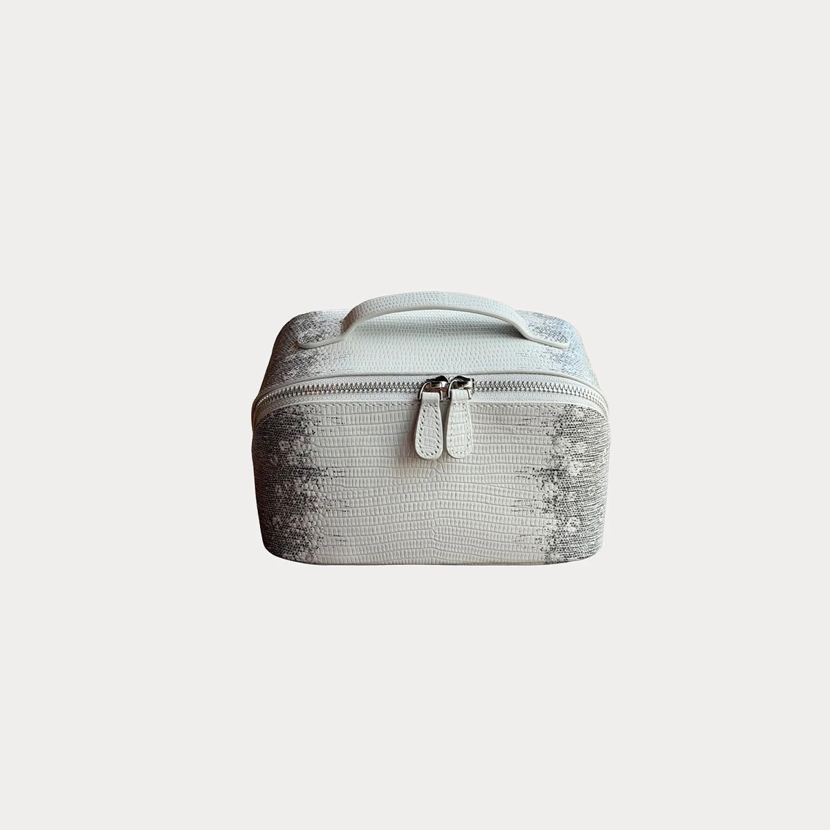 Aurelia Valise – Lizard-Embossed Top-Grain Cowhide Vanity Bag