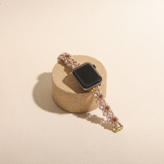 سوار ساعة أبل من الخرز من أورورا بلوم 