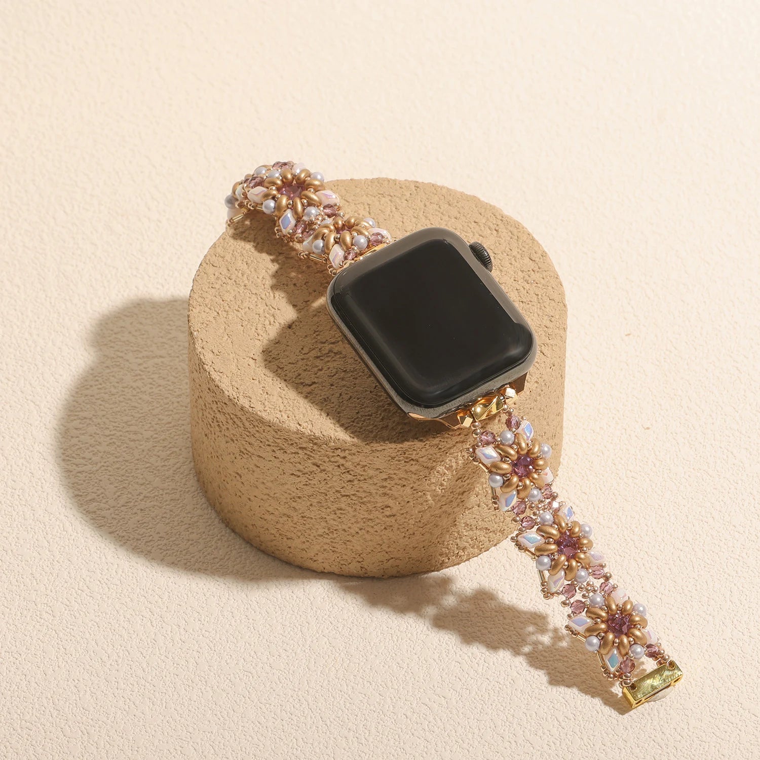 Handmade Japanese Miyuki Beads Apple Watch Band – Interstella