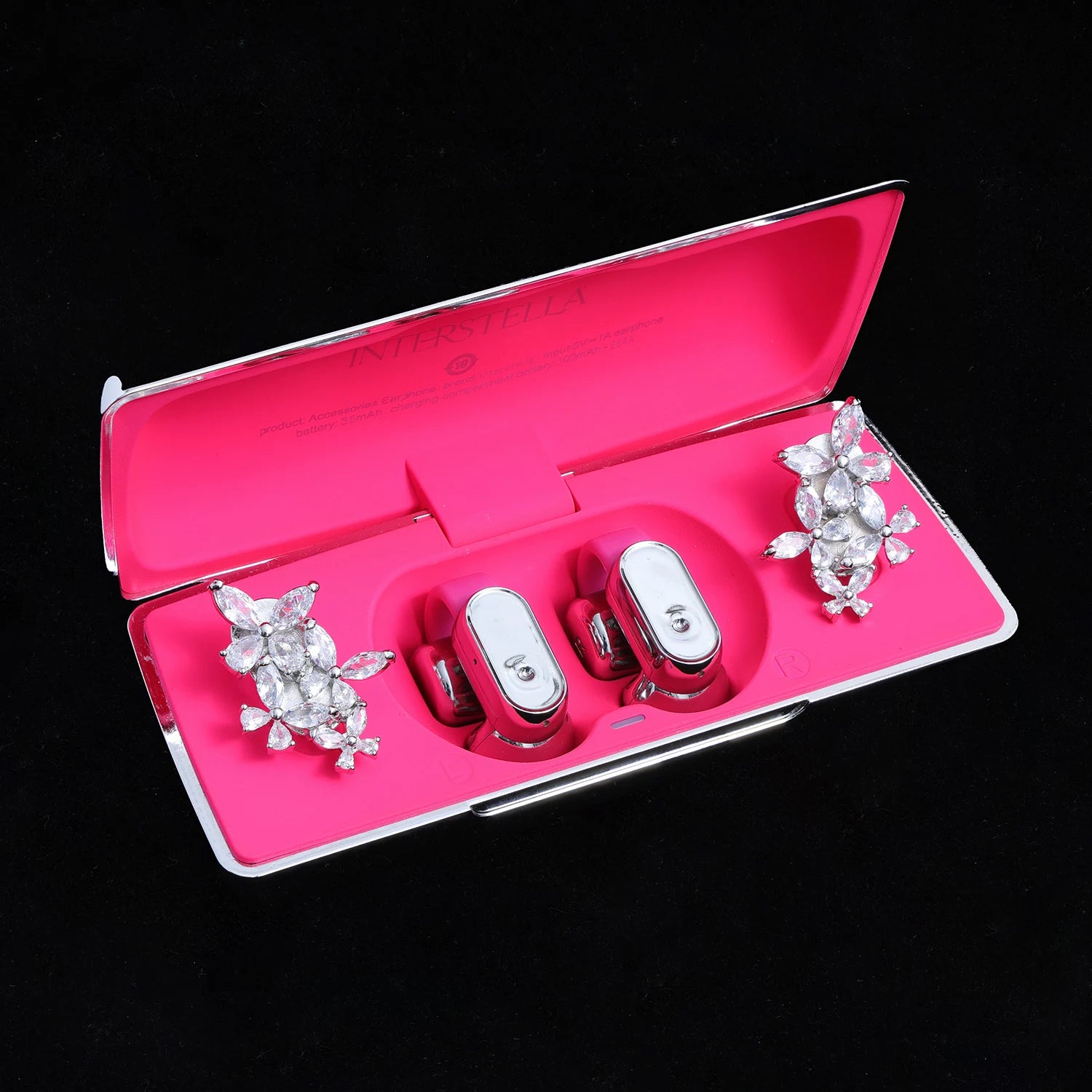 Flora Caelestis - Celestial Crystal Cluster Ear Charm (1 Pair)  !LIMITED!