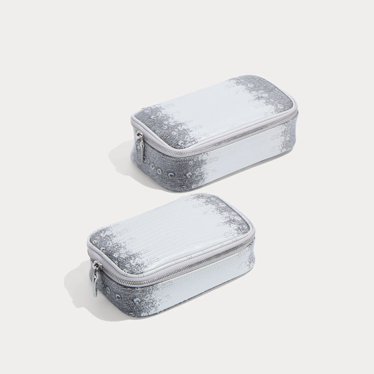 Aurelia Minerva – Lizard-Embossed Top-Grain Cowhide Vanity Case