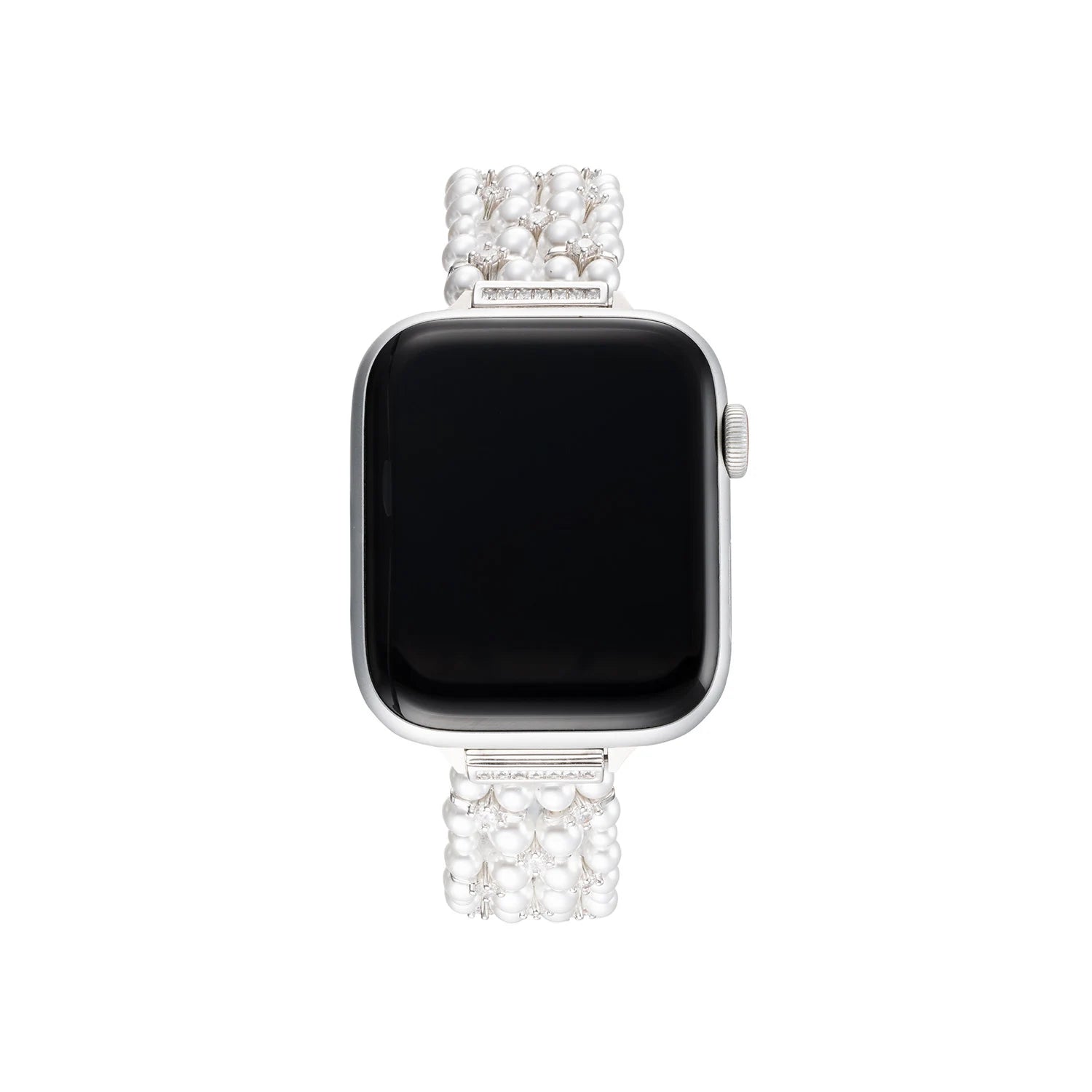 Handmade Swarovski Pearl & Crystal Apple Watch Band – Interstella