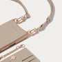 Detachable PU leather card wallet with card slots and zip compartment for Asteria Portico iPhone case