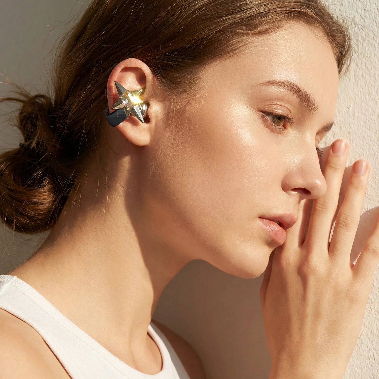 ¡NUEVO Envío gratis! Joyería auricular Bluetooth Interstella Crystal Aura | Lleva el sonido con belleza