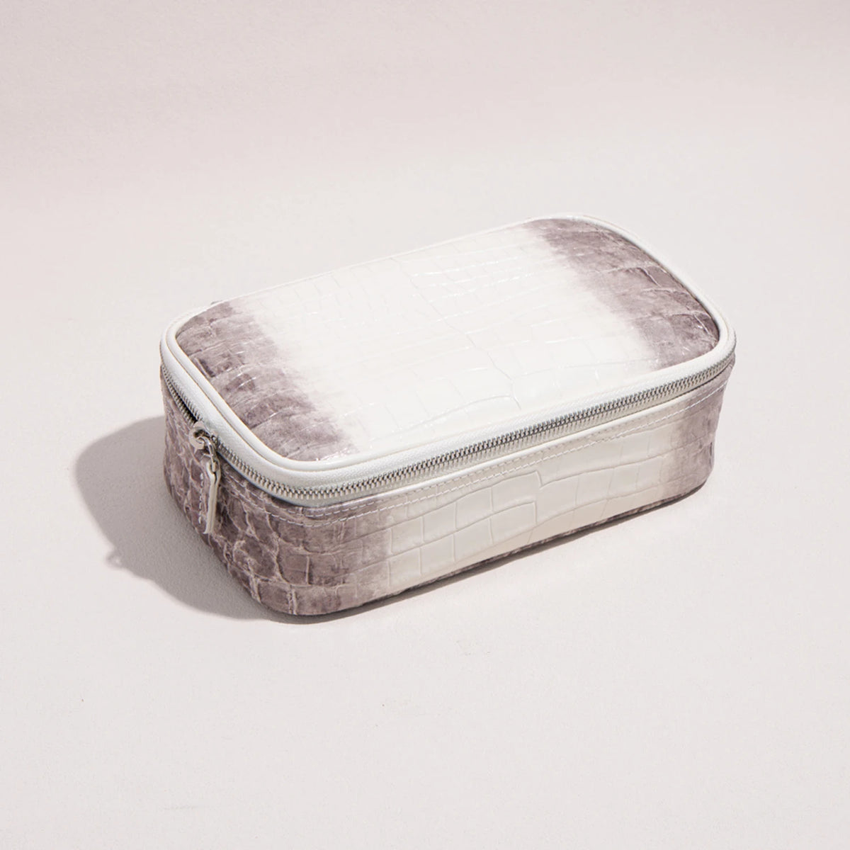 Matin de Chloris - Coque Téléphone MagSafe avec Fente Carte à Rayures Céladon