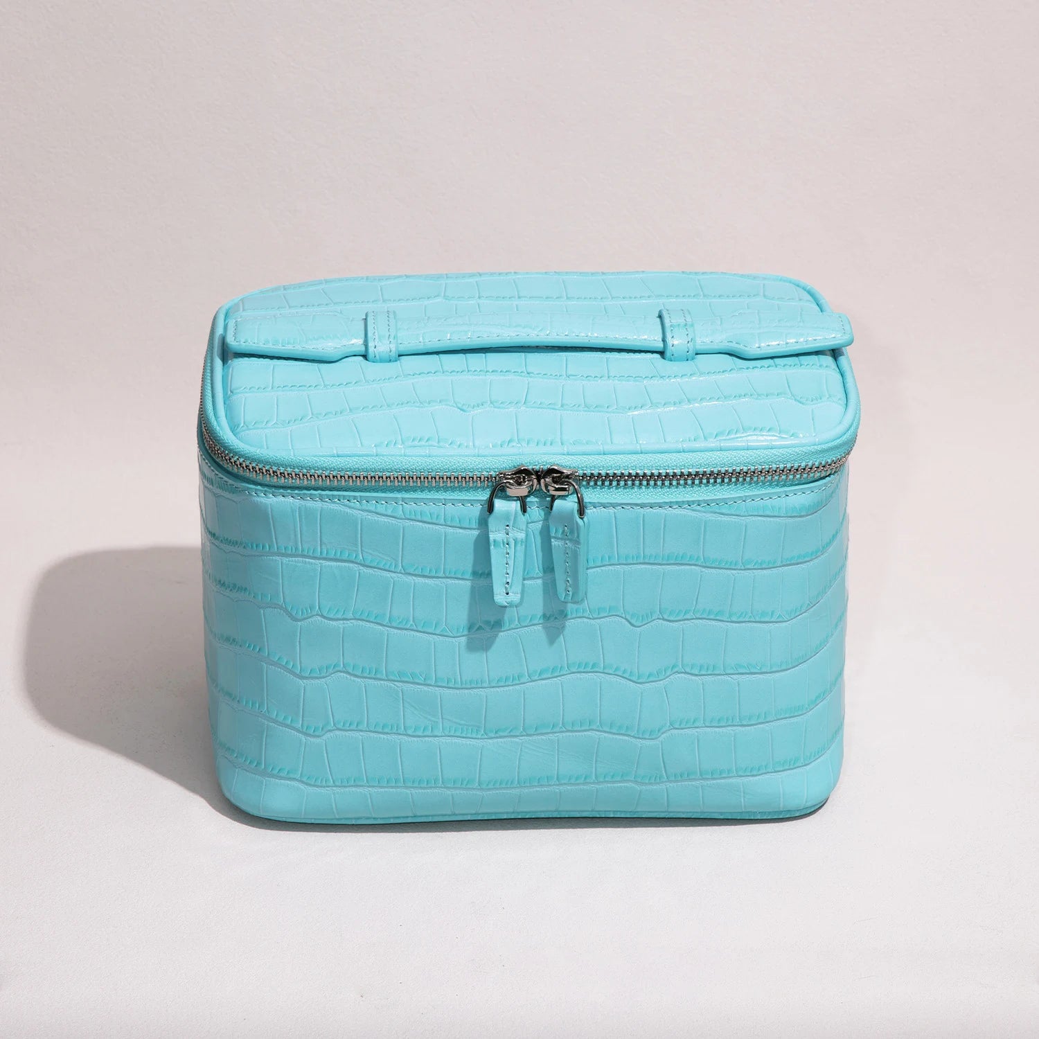 Aurelia Specchiere – Croc-Embossed Vanity Bag
