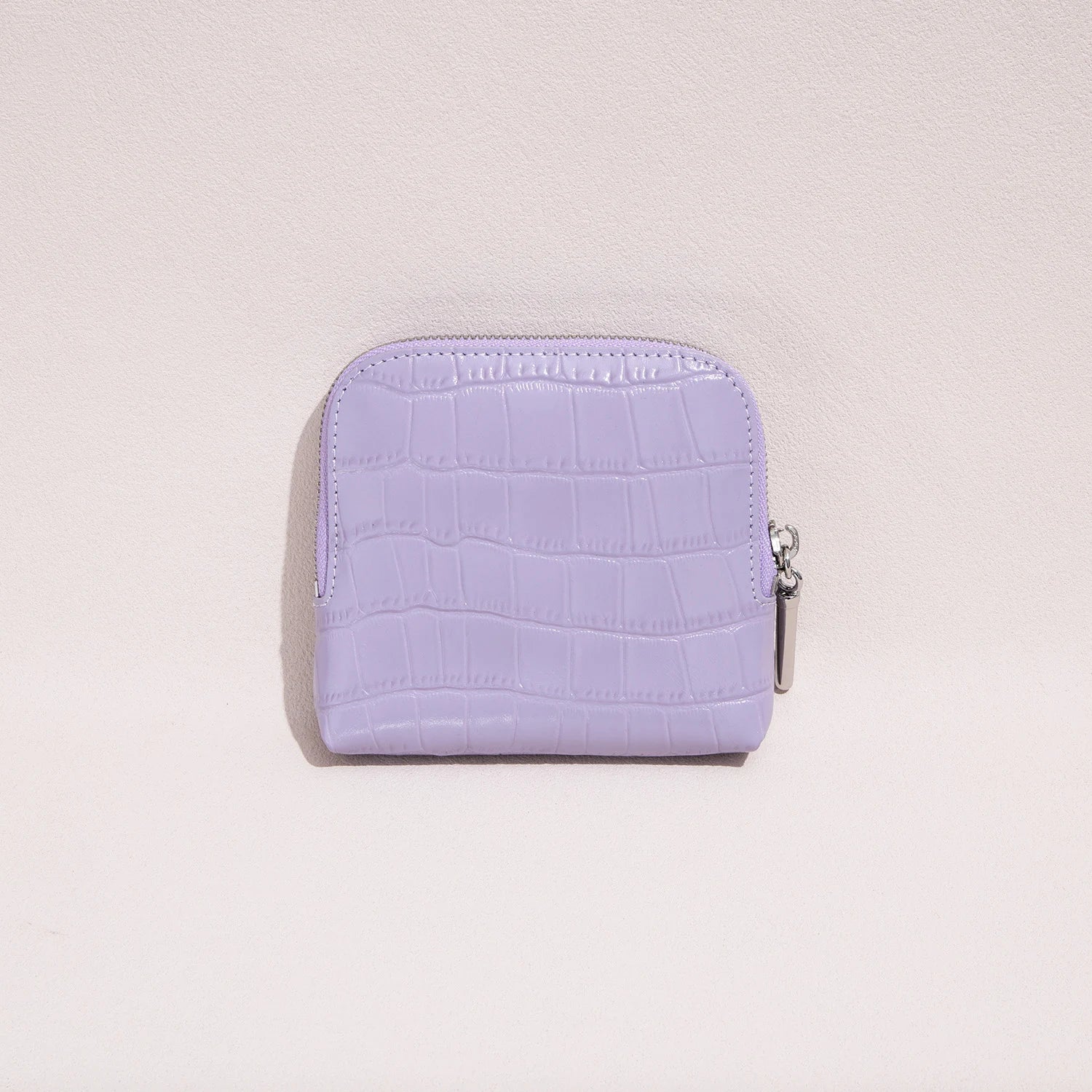 Aurelia Reliquary – Croc-Embossed Leather Jewelry Bag