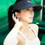 Interstella Crystal Aura Bluetooth Ear Jewelry Headphone with magnetic crystal accents, open-ear design, and jewelry-inspired finish