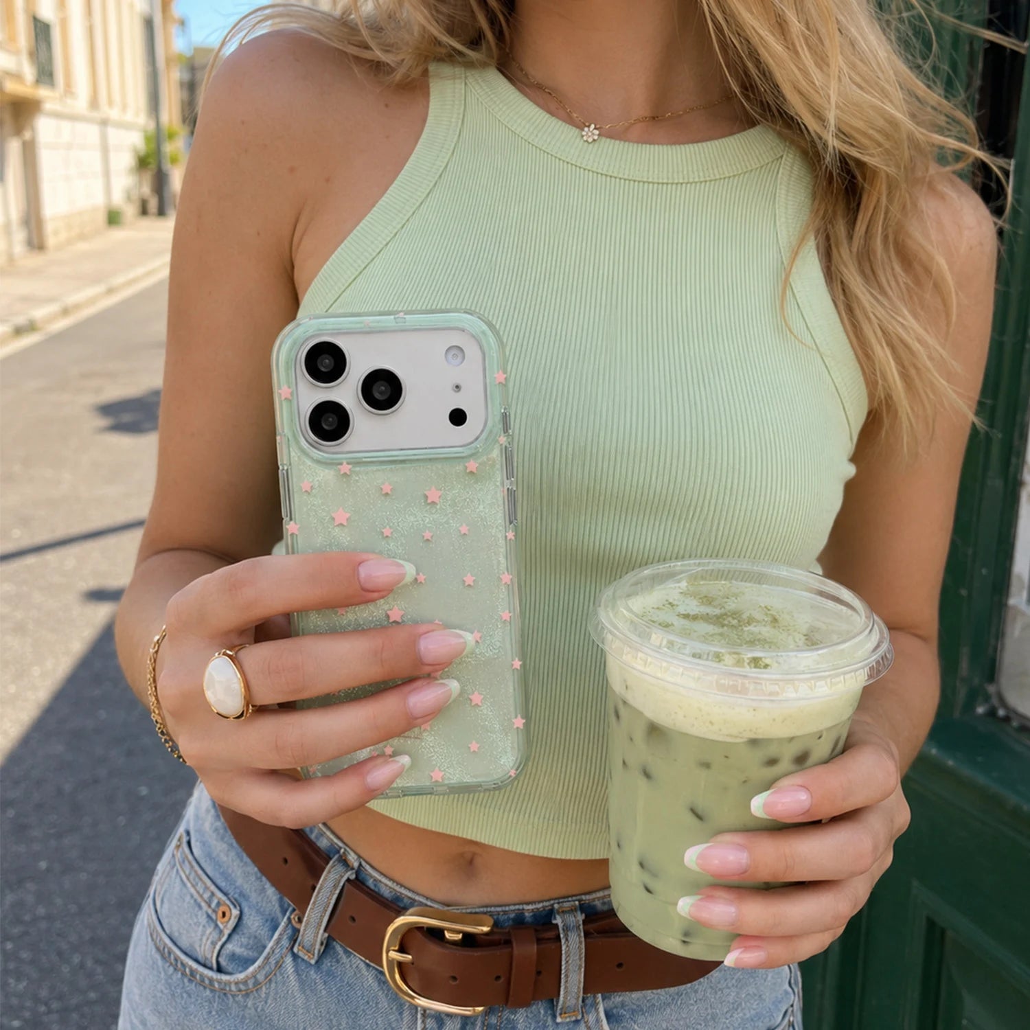 Aurelia Stellata - Gilded Star Phone Case