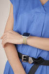 Sophisticated Gold Mesh Apple Watch Band