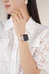 Elegant Crystal-Embellished Apple Watch Band