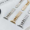 Radiant Crystal and Gold Apple Watch Band