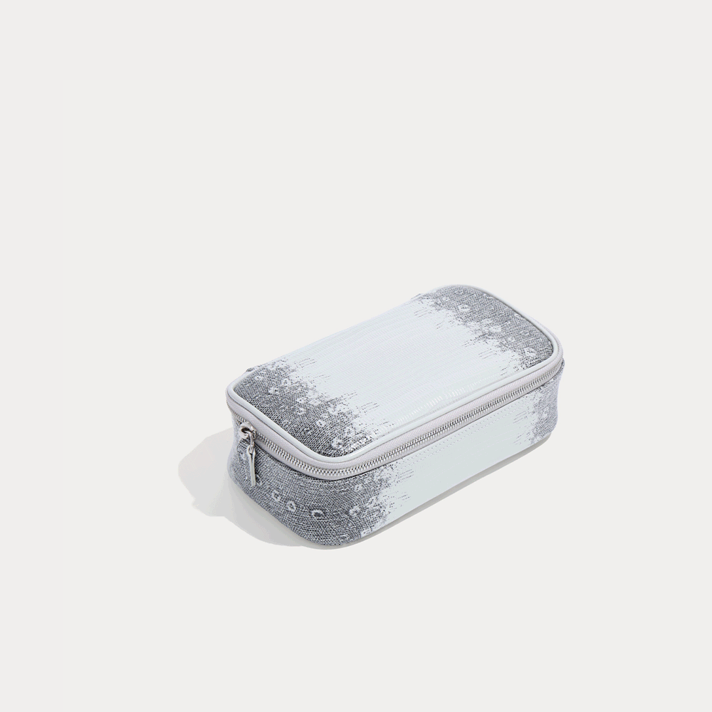 Aurelia Minerva – Lizard-Embossed Top-Grain Cowhide Vanity Case