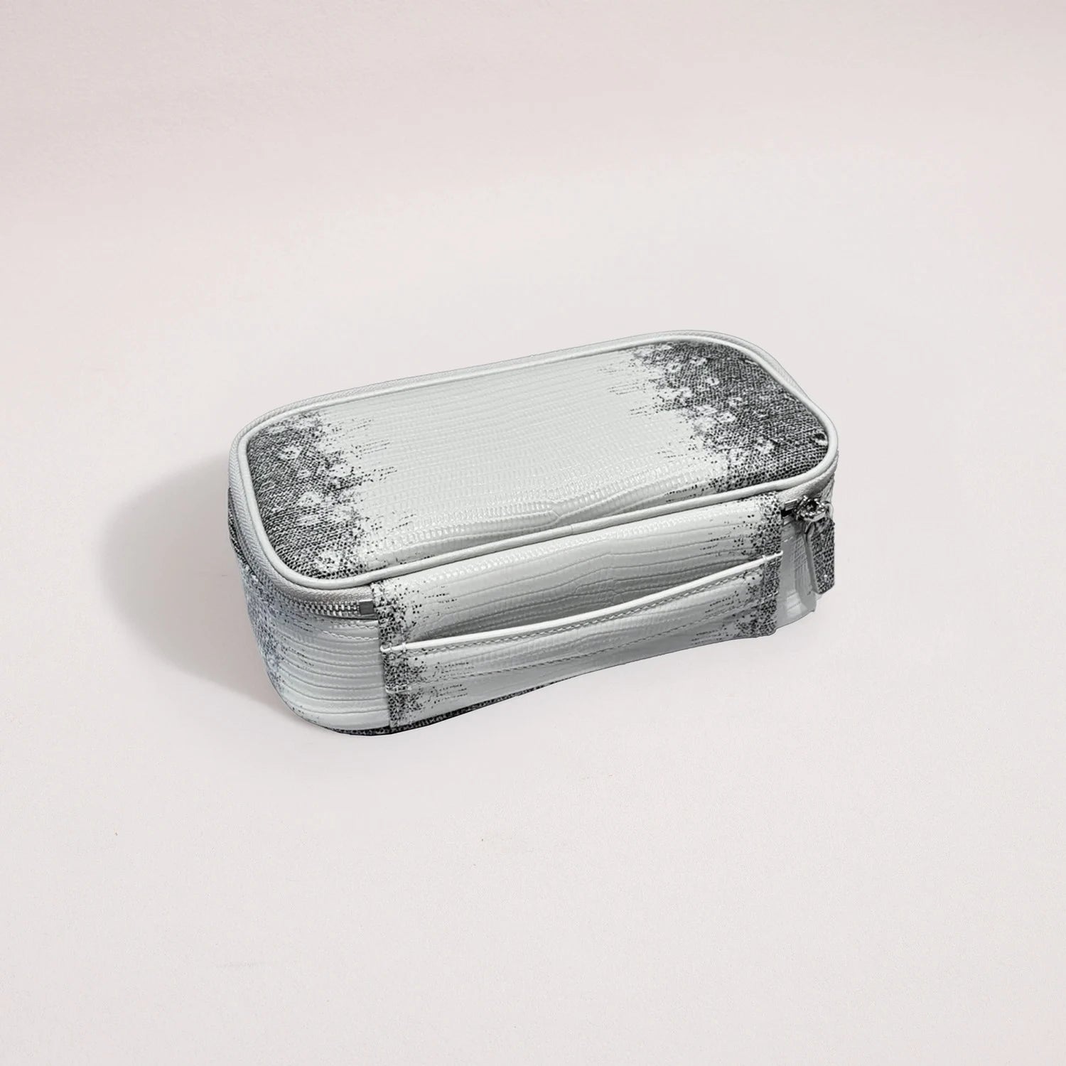 Matin de Chloris - Coque Téléphone MagSafe avec Fente Carte à Rayures Céladon