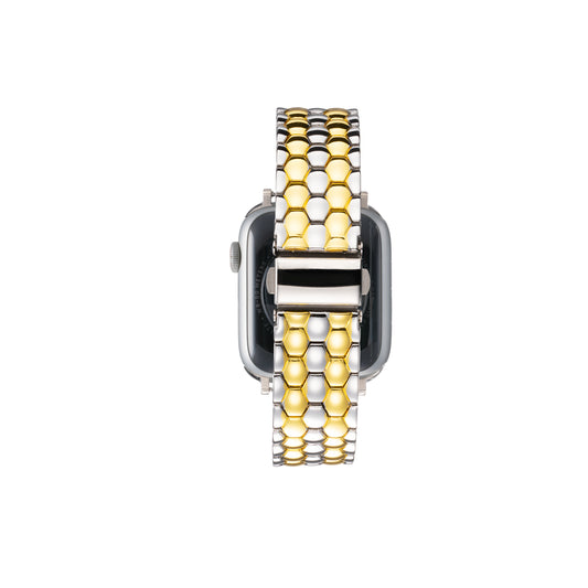 Sophisticated Gold Mesh Apple Watch Band
