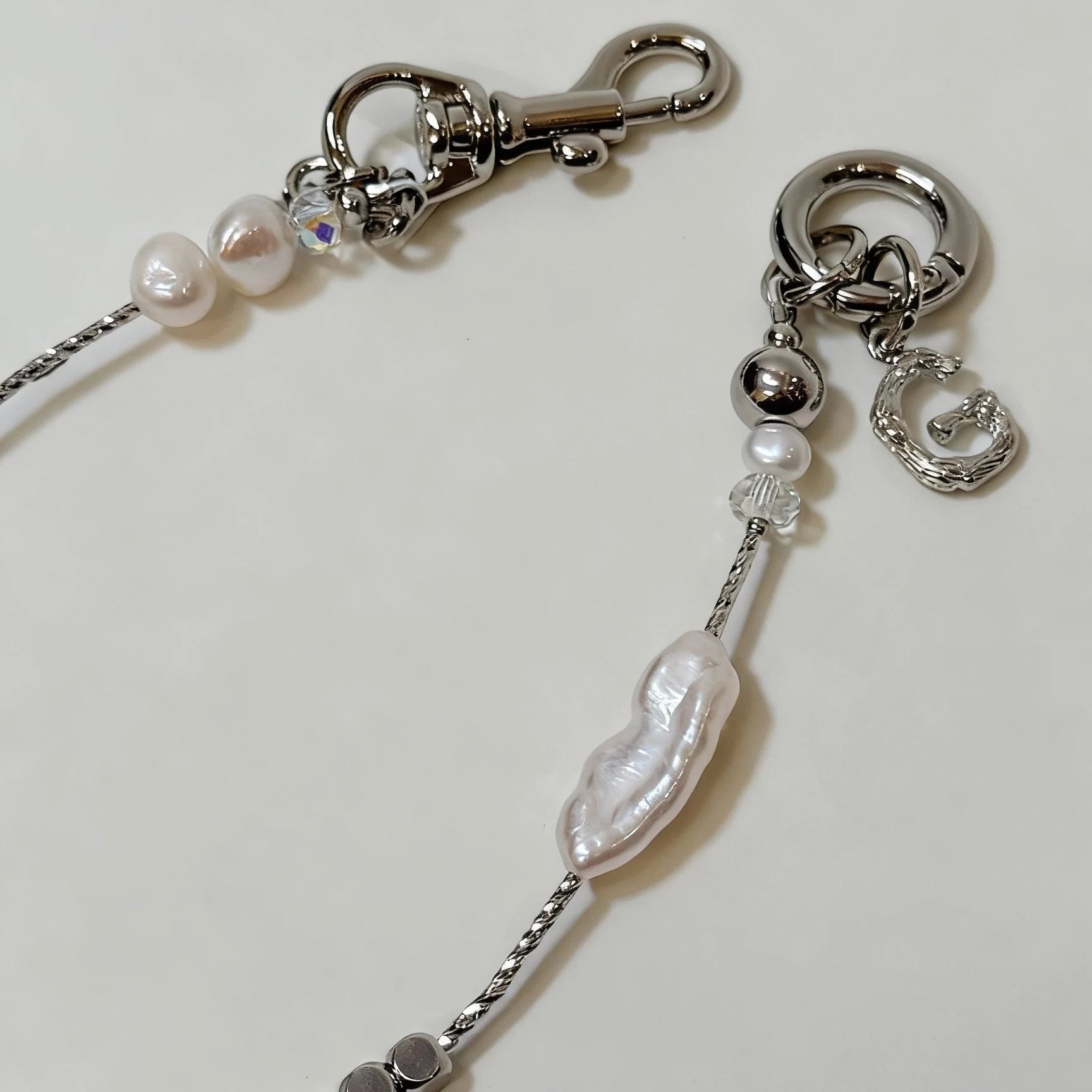 Stella Candida - Pearl, Quartz & Gold Star iPhone Case & Strap