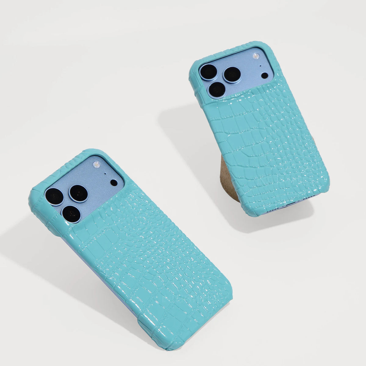 Niloticus Imperium - Coque téléphone en cuir embossé crocodile