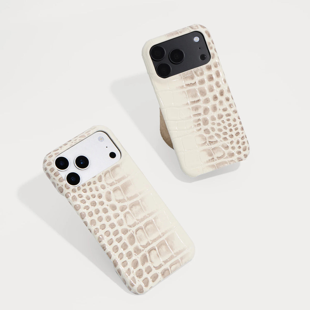 Niloticus Imperium - Coque téléphone en cuir embossé crocodile