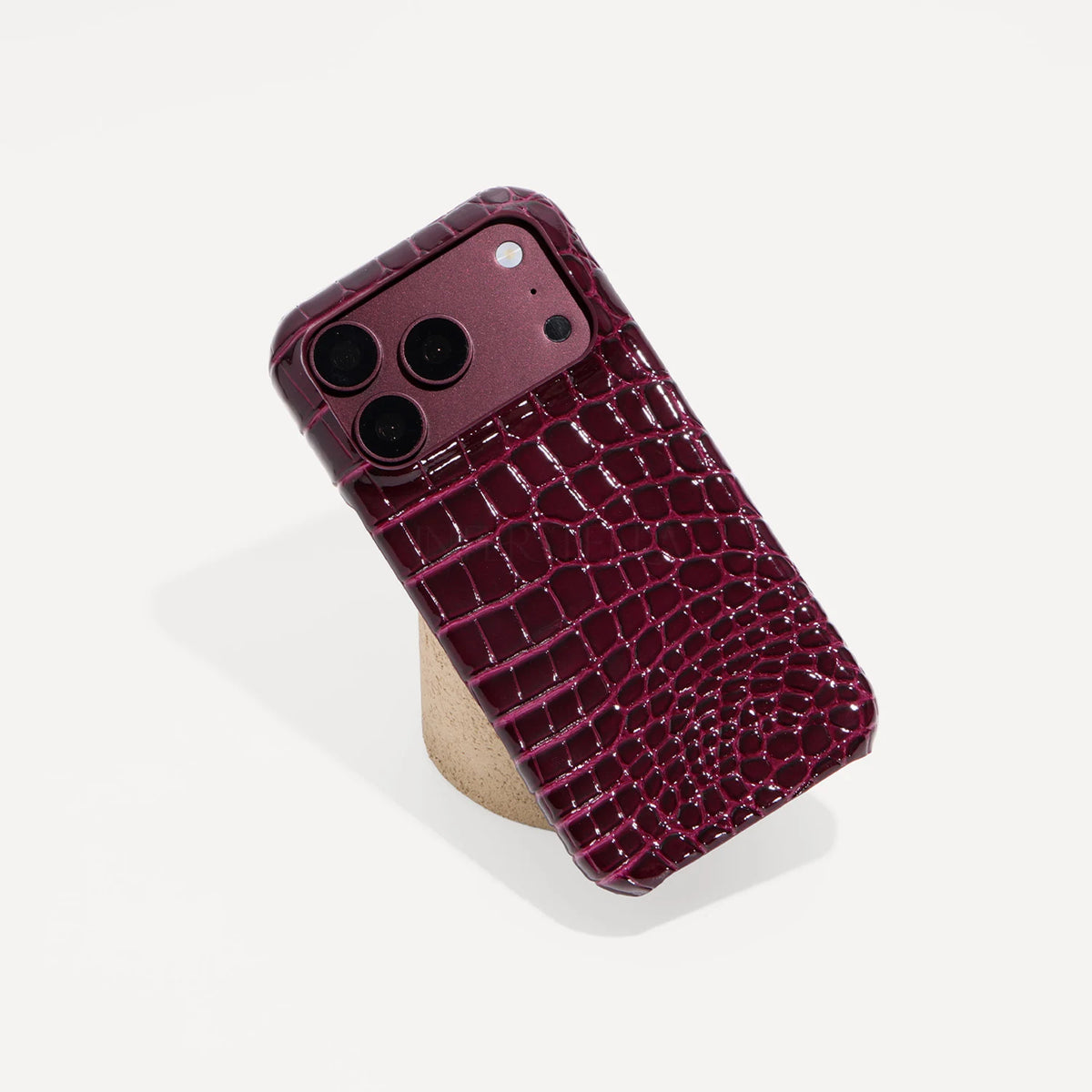 Niloticus Imperium - Coque téléphone en cuir embossé crocodile