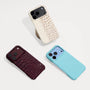 Aurelia Seraphine – Croc-Embossed Top-Grain Cowhide iPhone Case
